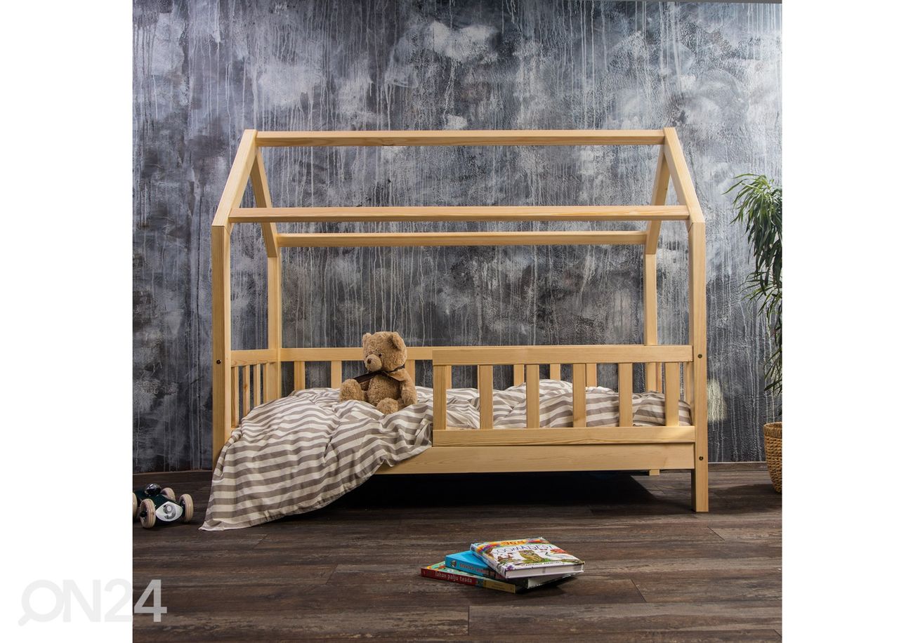 Lastensänky massiivipuuta 80x160 cm kuvasuurennos