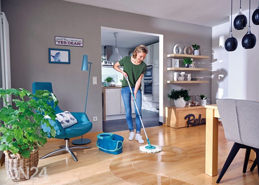 Lattianpesimen vaihtomoppi Leifheit Twist Mop kuvasuurennos