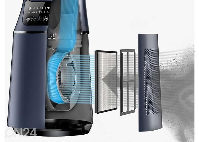 Lattiatuuletin ilmanpuhdistimella Midea MFP-120i (BL) kuvasuurennos