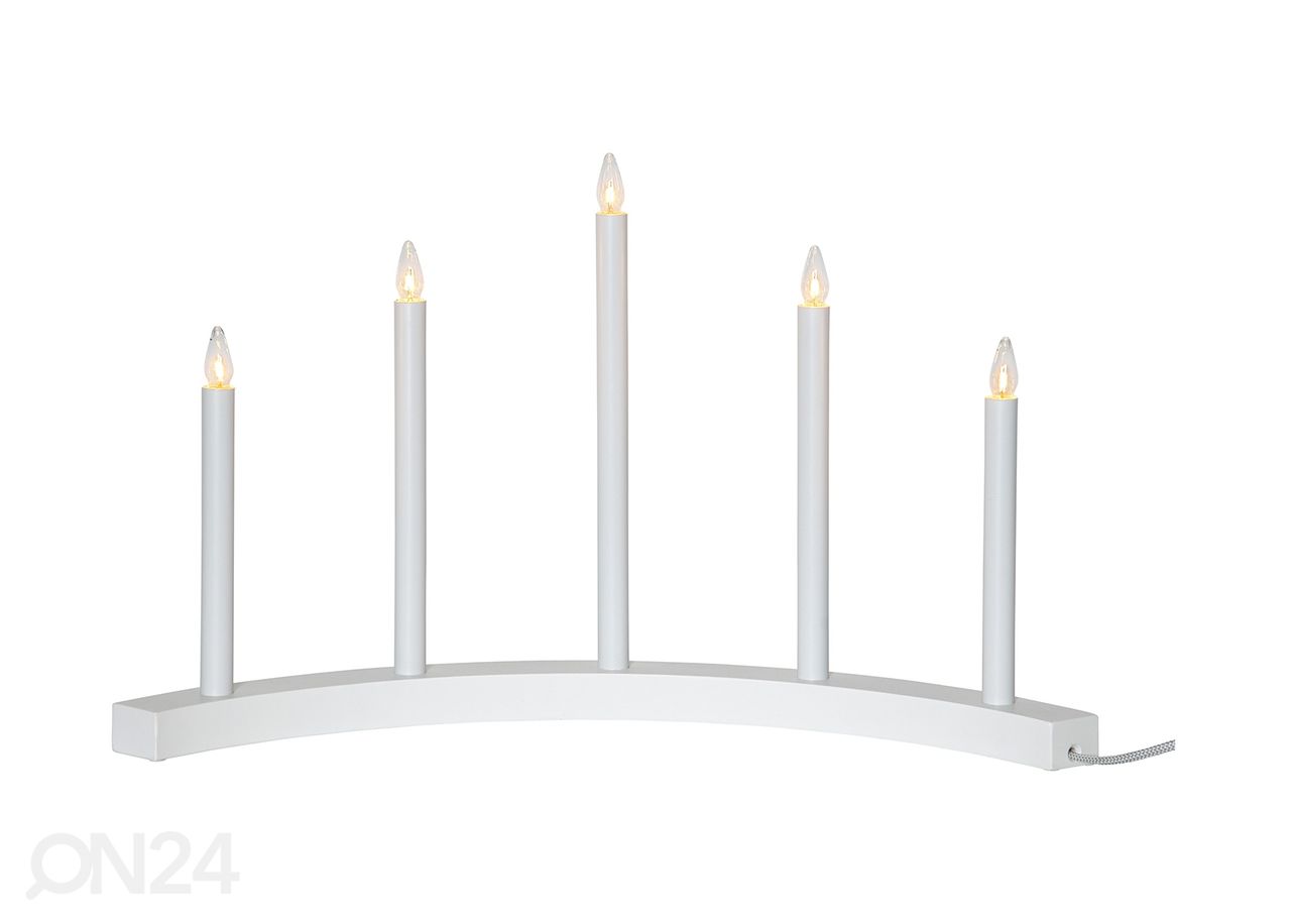 LED-kynttelikkö Accent, valkoinen kuvasuurennos