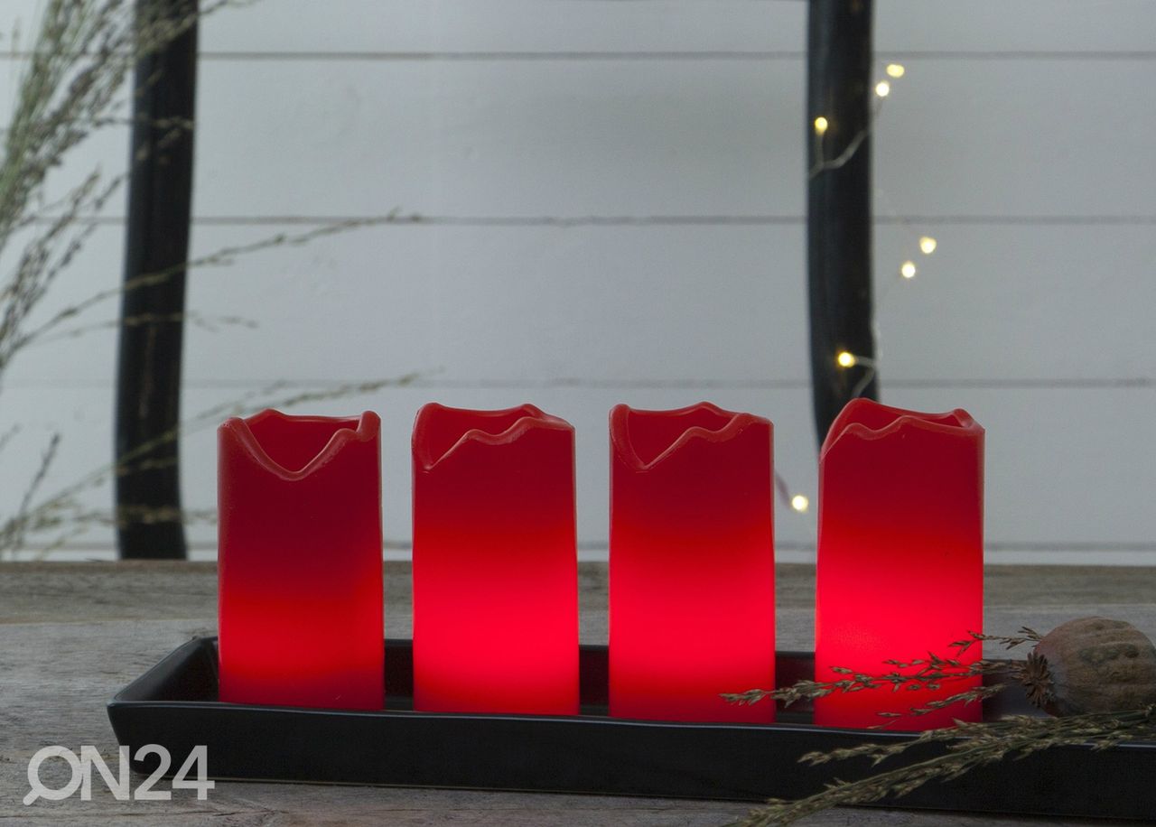 LED-kynttilät Adventti kuvasuurennos