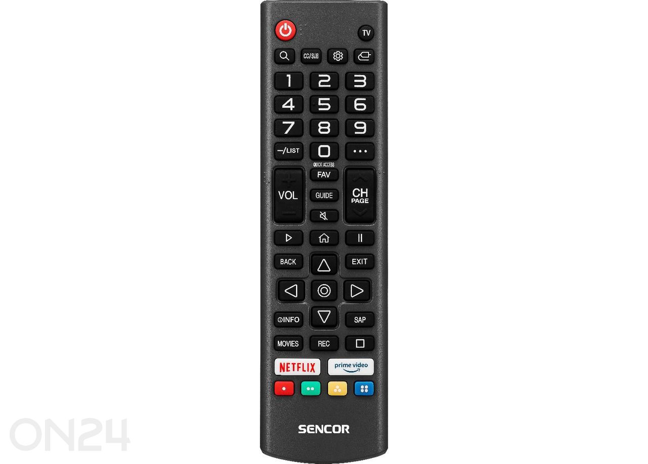 LED‑televisio 24" Sencor SLE24S803B kuvasuurennos