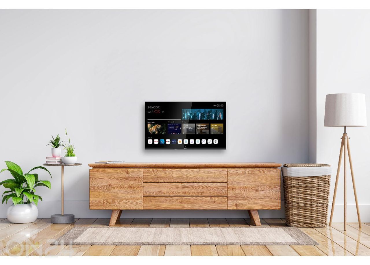 LED‑televisio 24" Sencor SLE24S803B kuvasuurennos