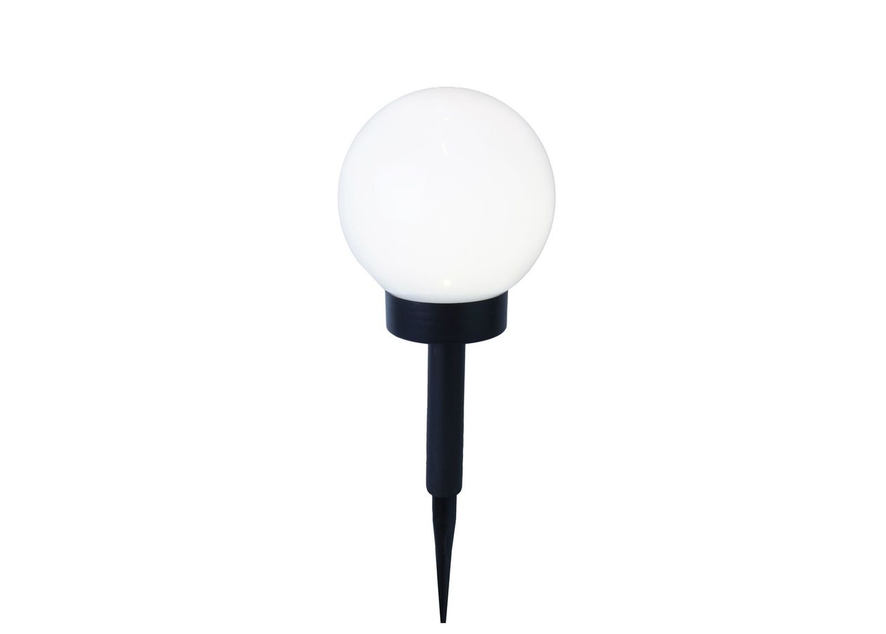 LED ulkovalaisin aurinkokennolla 15 cm kuvasuurennos