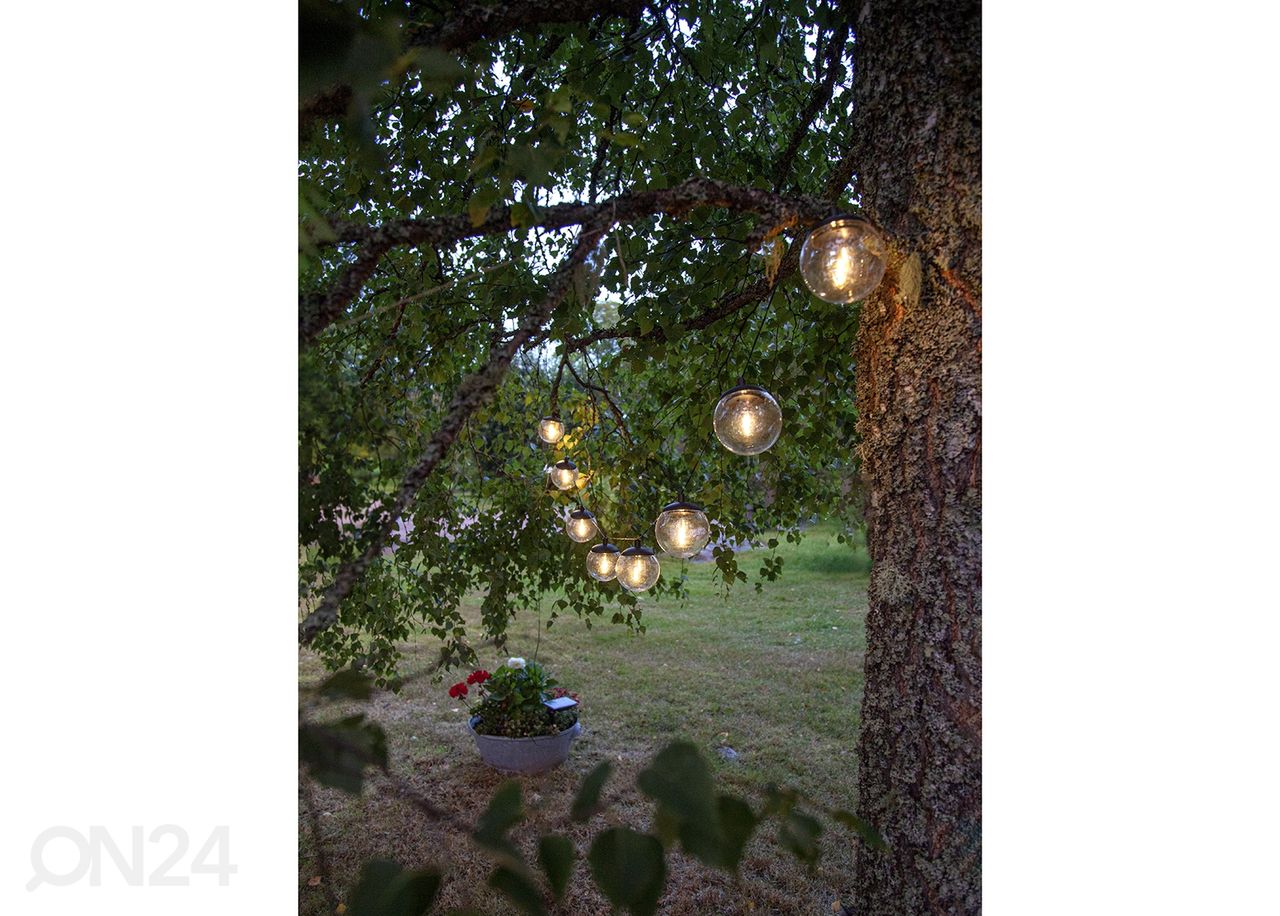 LED valonauha aurinkokennolla Globe kuvasuurennos