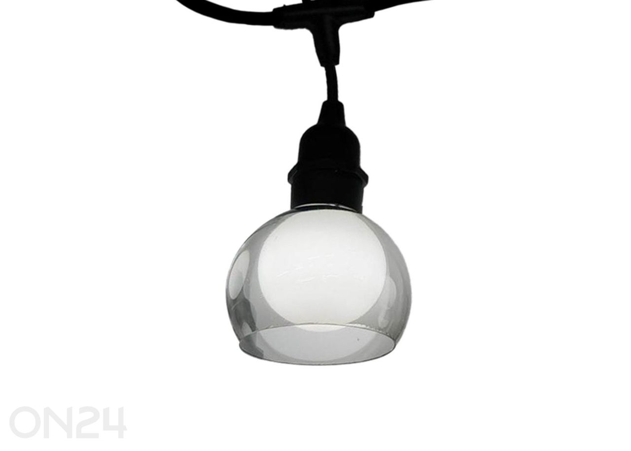 LED valonauha Flicker 10-LED-lamppua / 4,5 m kuvasuurennos
