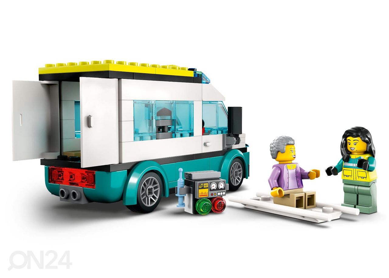 LEGO City Hälytysajoneuvojen päämaja kuvasuurennos