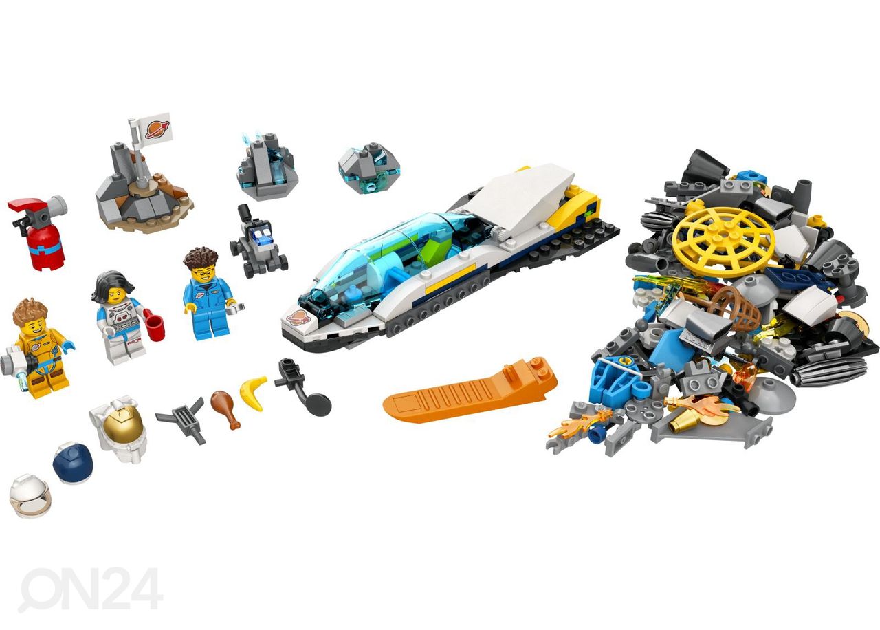 LEGO City Mars-avaruusaluksen tutkimuslennot kuvasuurennos