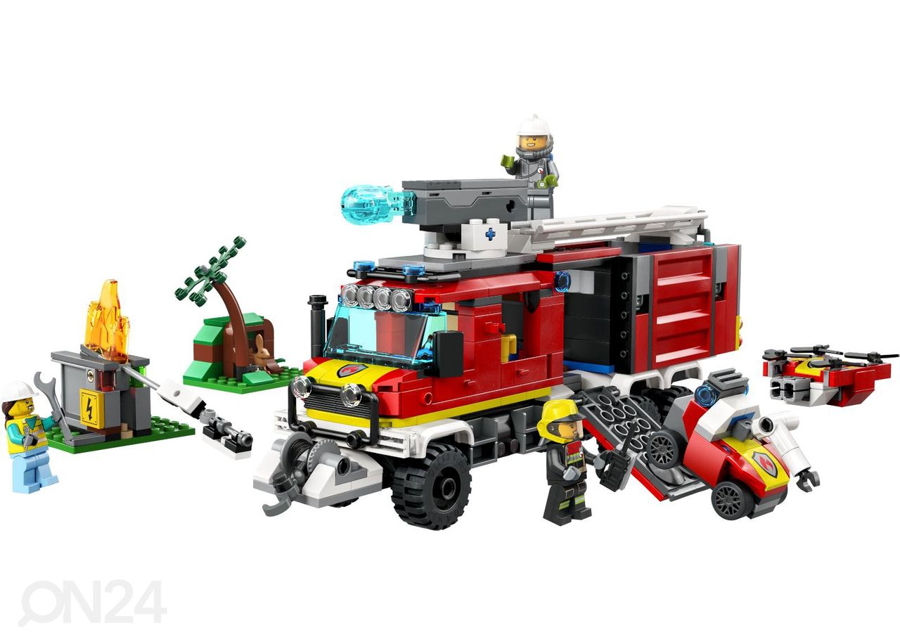 LEGO City Paloesimiehen paloauto kuvasuurennos
