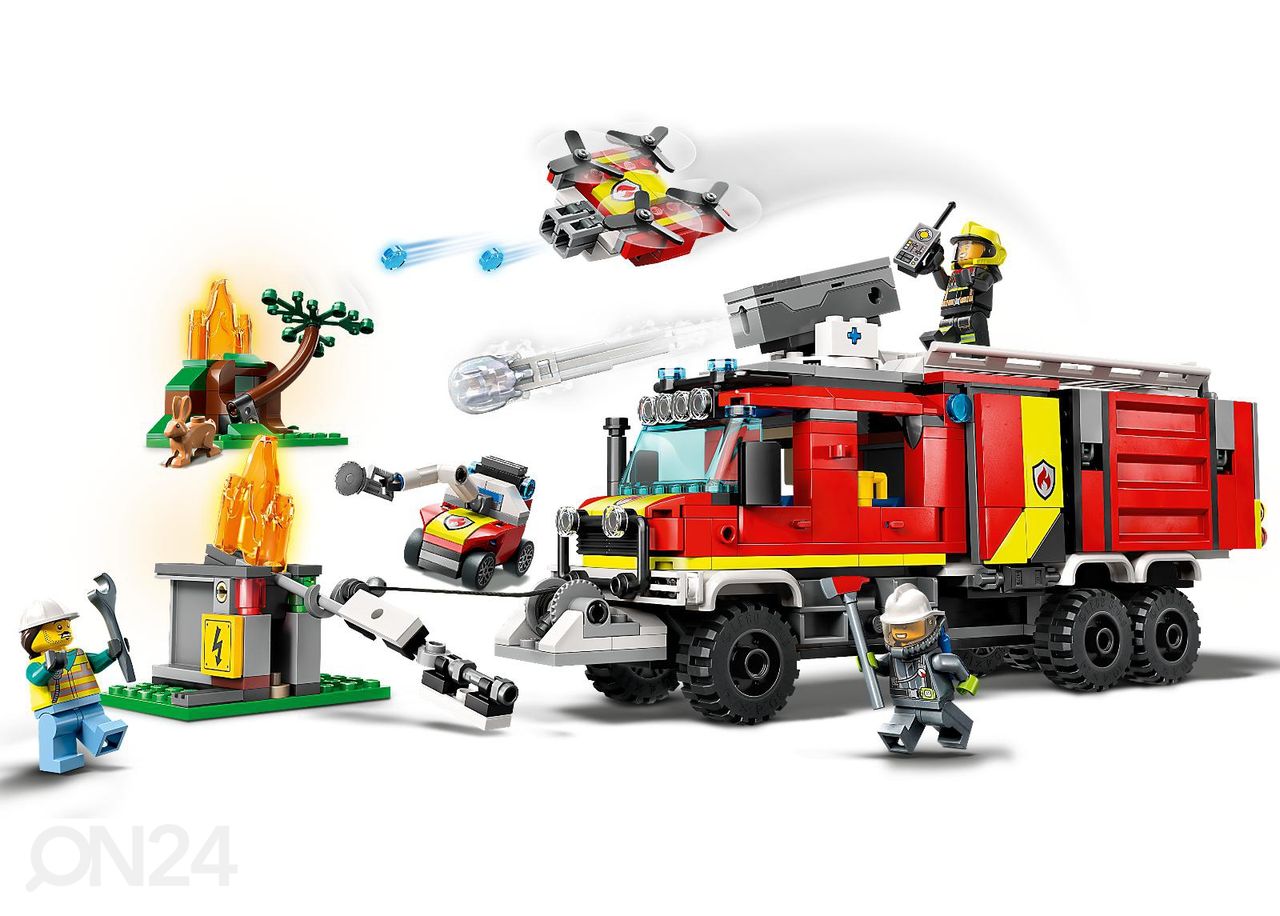 LEGO City Paloesimiehen paloauto kuvasuurennos
