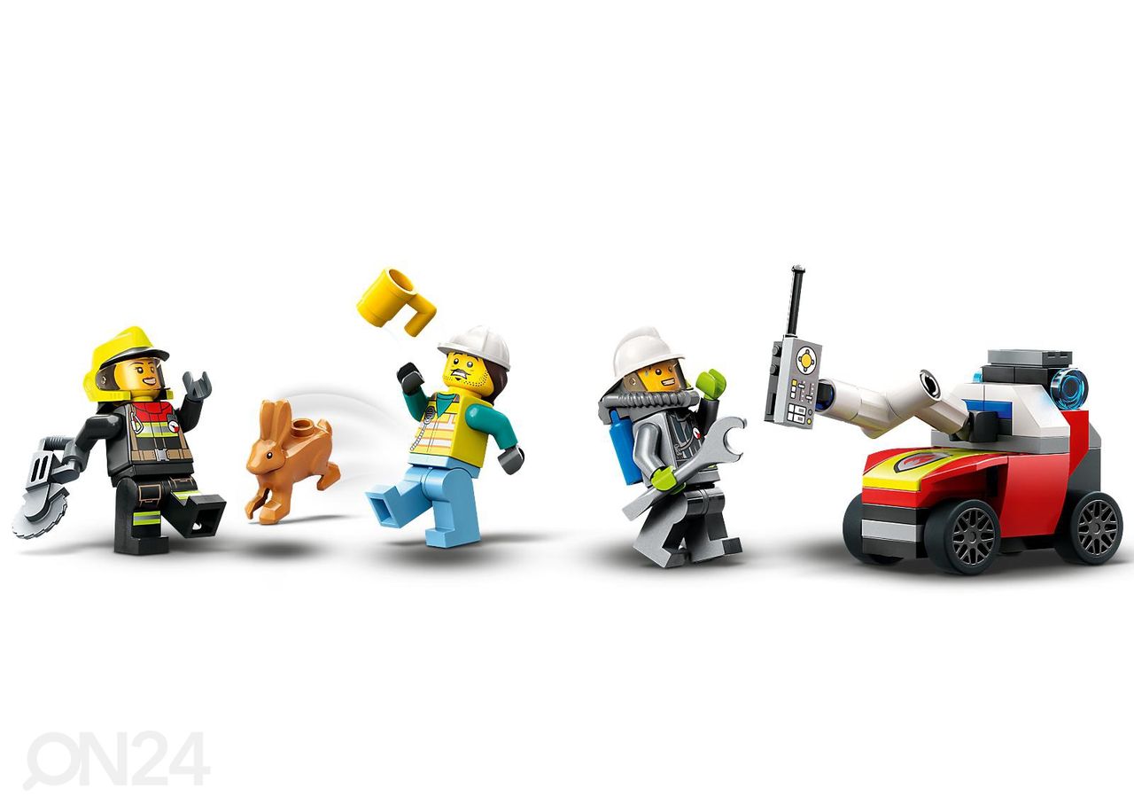 LEGO City Paloesimiehen paloauto kuvasuurennos