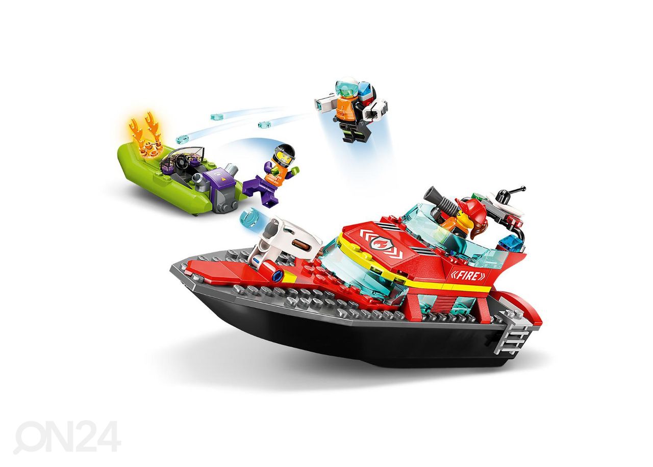 LEGO City Palokunnan pelastusvene kuvasuurennos