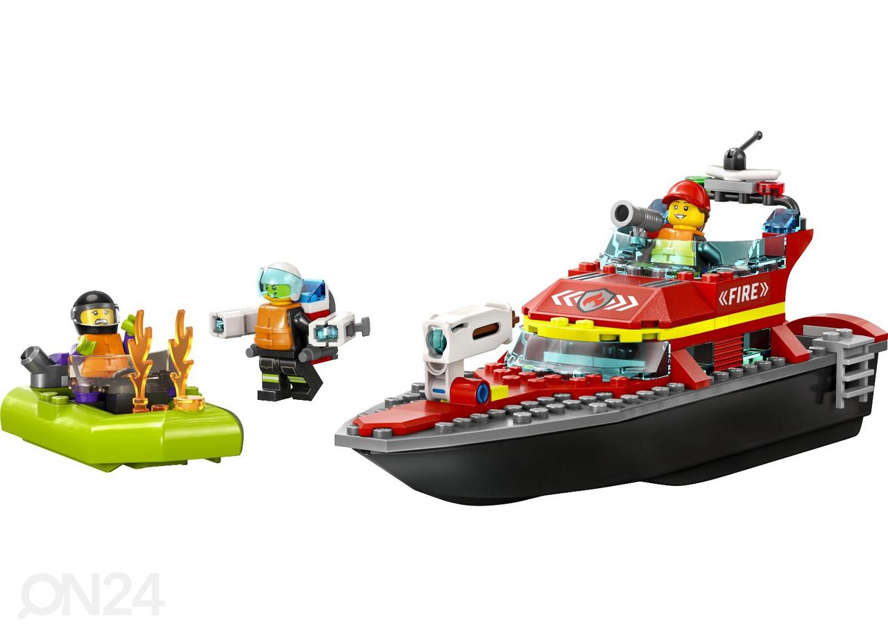 LEGO City Palokunnan pelastusvene kuvasuurennos