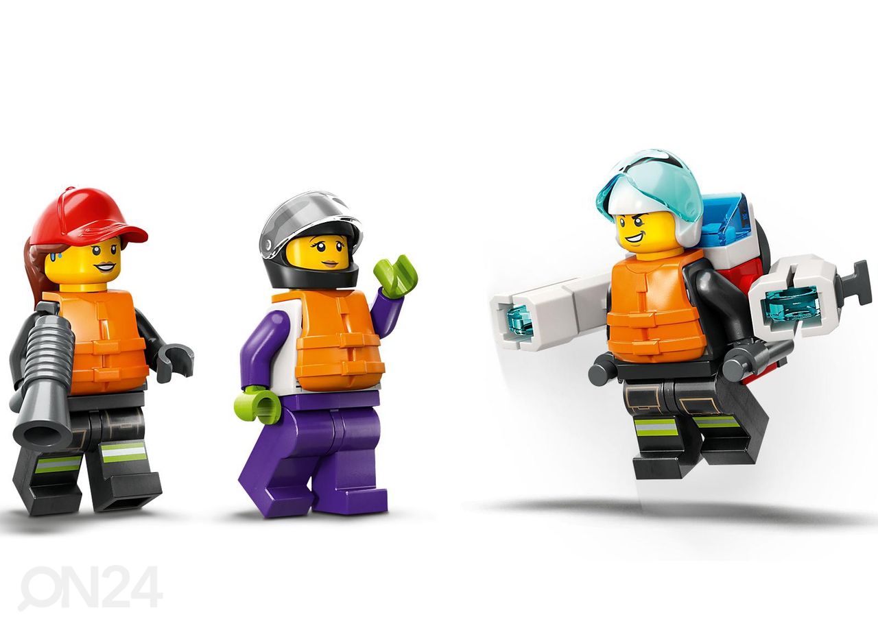 LEGO City Palokunnan pelastusvene kuvasuurennos