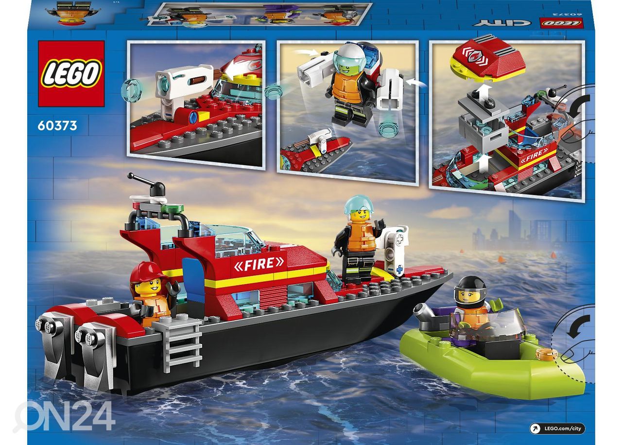 LEGO City Palokunnan pelastusvene kuvasuurennos