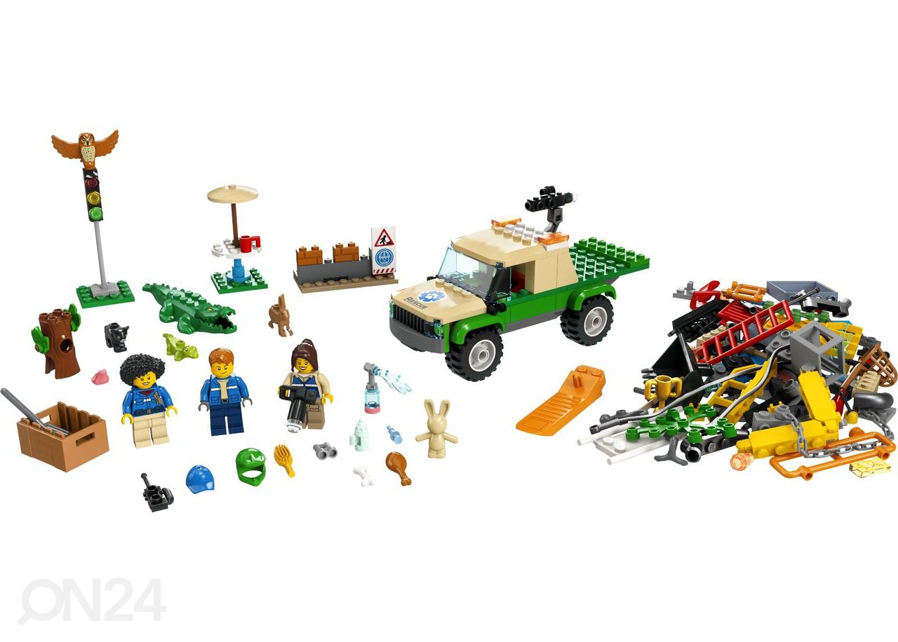 LEGO City Villieläinten pelastustehtävä kuvasuurennos