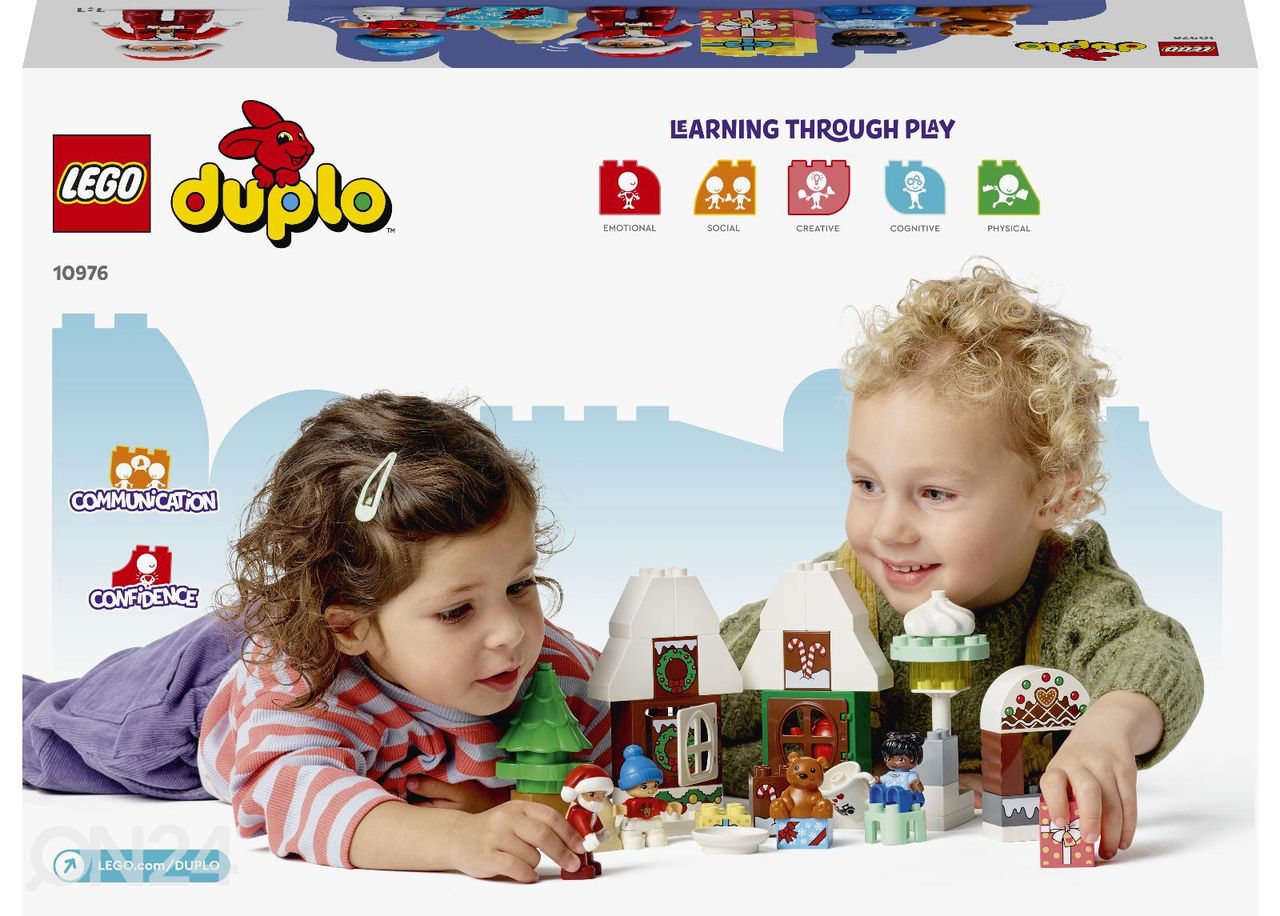 LEGO DUPLO Jouluppukin piparkakkutalo kuvasuurennos