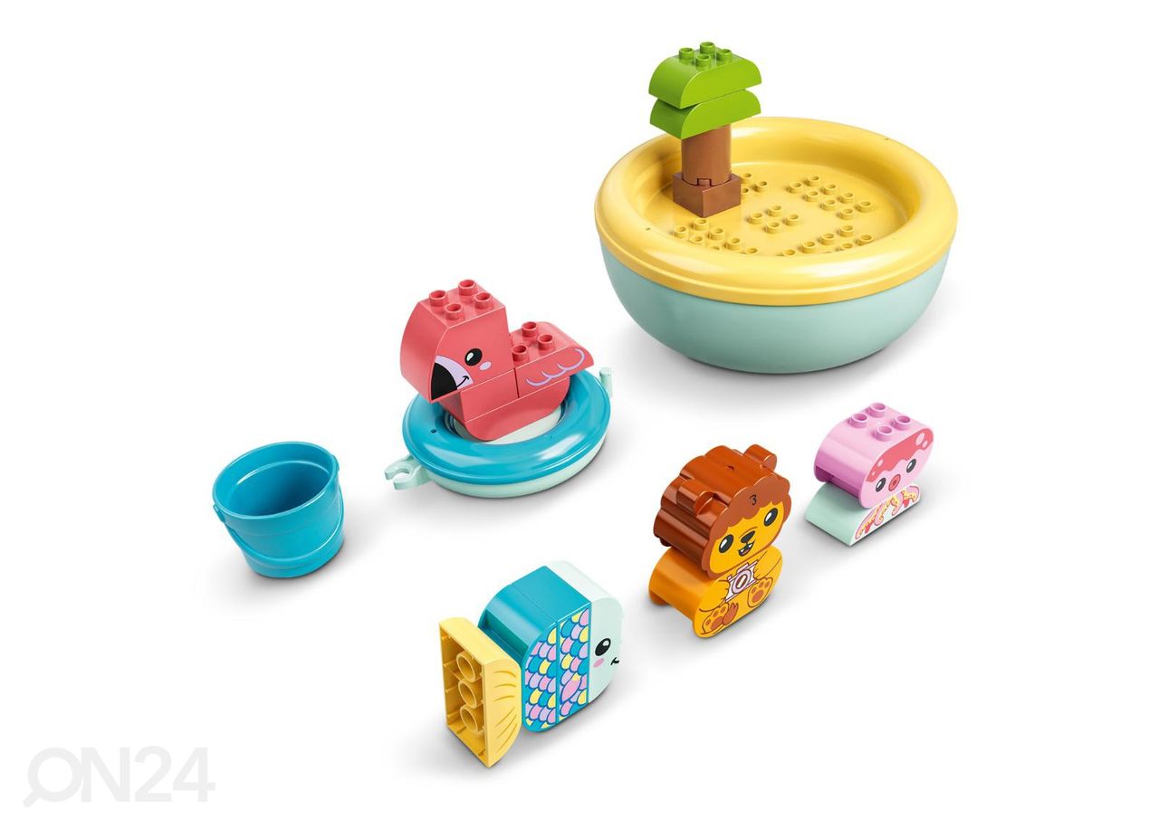 LEGO DUPLO kylpylelu kelluva eläinsaari kuvasuurennos