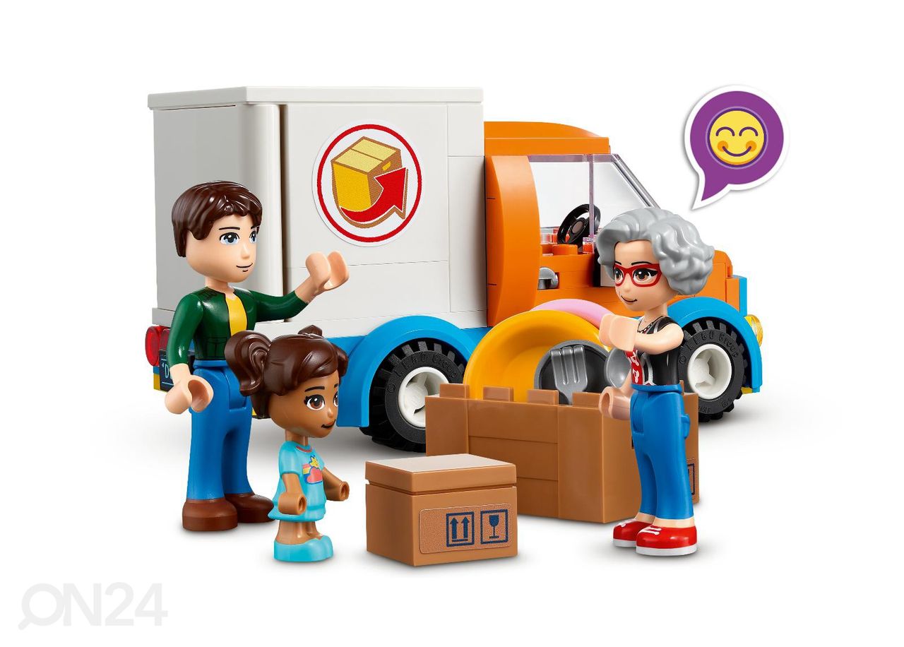 LEGO Friends Pääkadun rakennus kuvasuurennos