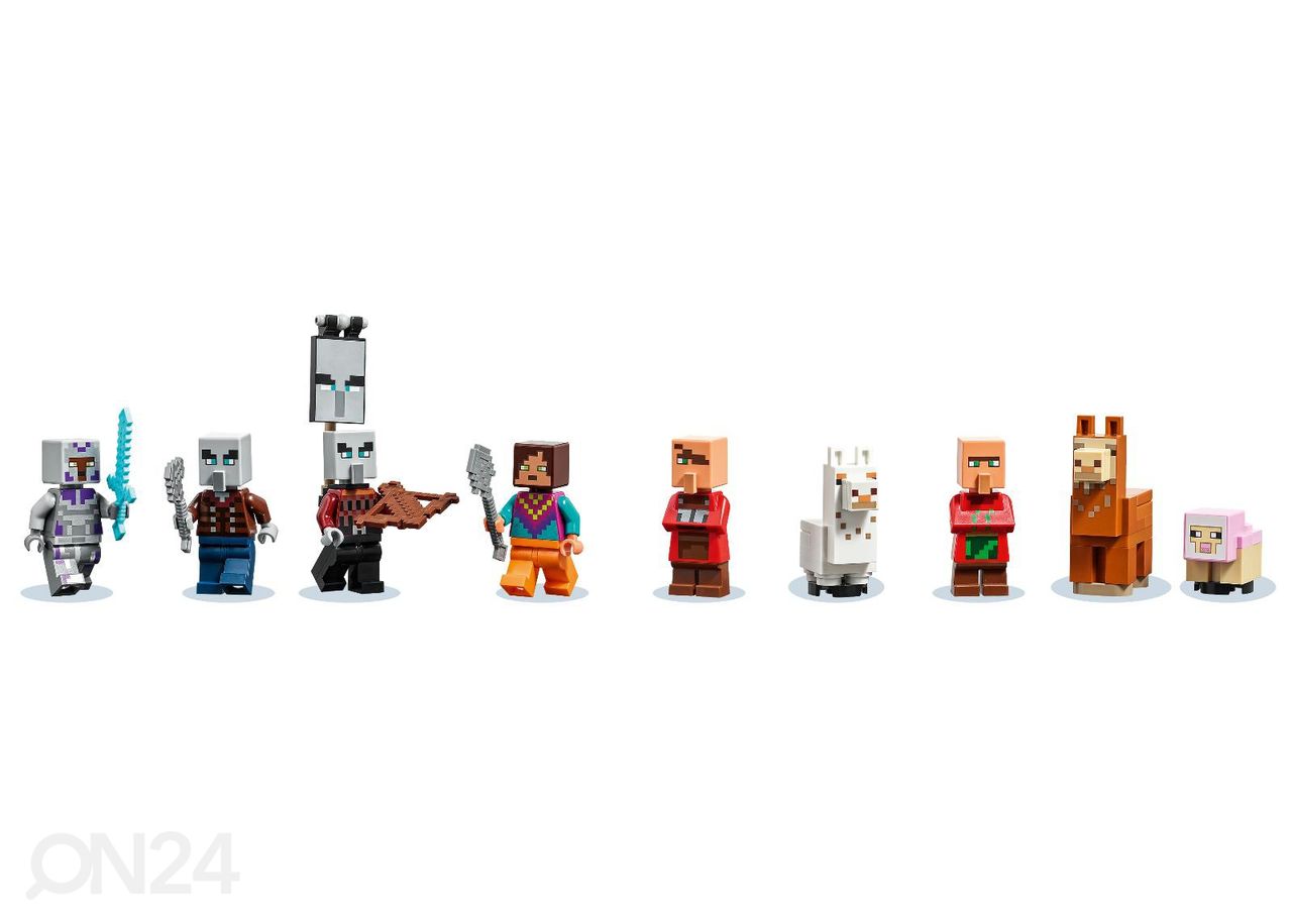 LEGO Minecraft Laamojen kylä kuvasuurennos