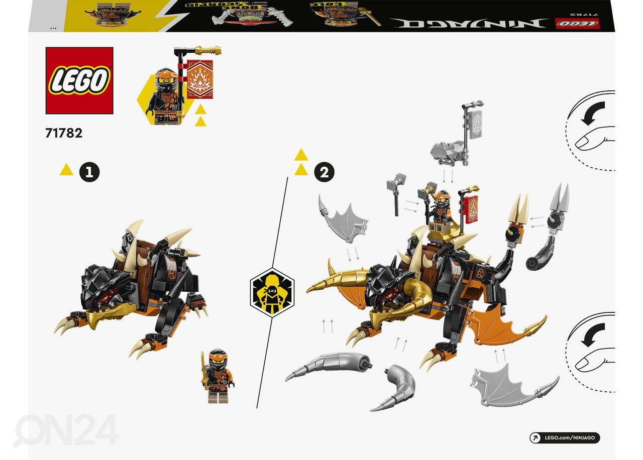 LEGO Ninjago Cole maalohikäärme Evo kuvasuurennos