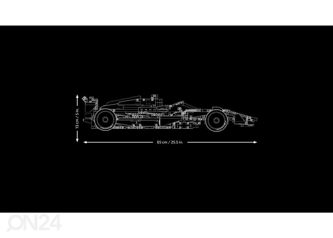 LEGO TECHNIC Formula 1 McLaren kuvasuurennos