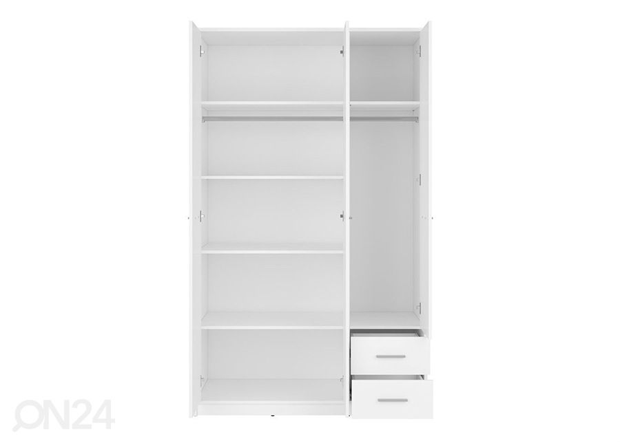 Leveät irtohyllyt vaatekaappiin 118,5 cm kuvasuurennos
