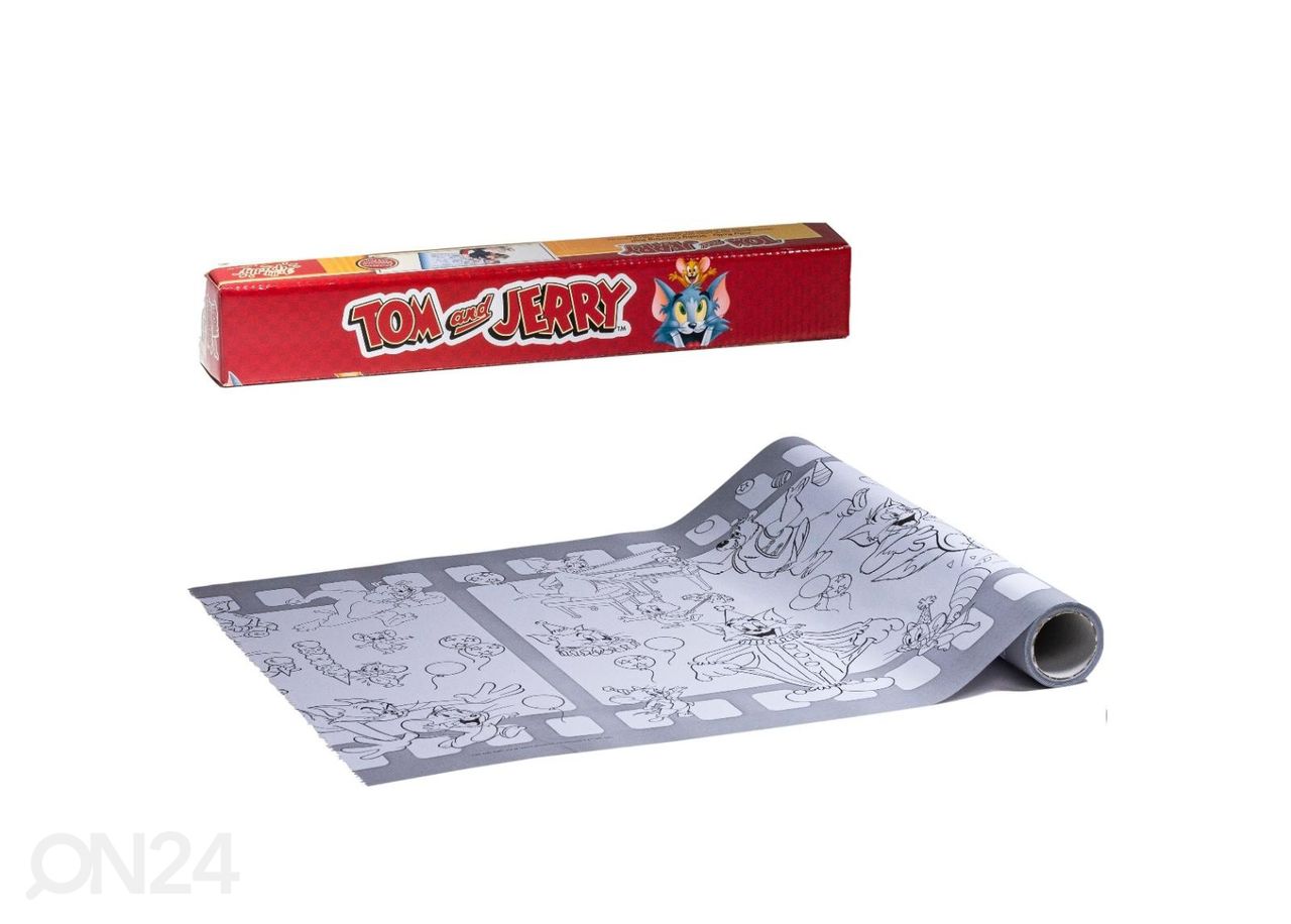 Liimattava värityspaperi rullassa Tom ja Jerry Gerardo's Toys Jolly Rolly kuvasuurennos