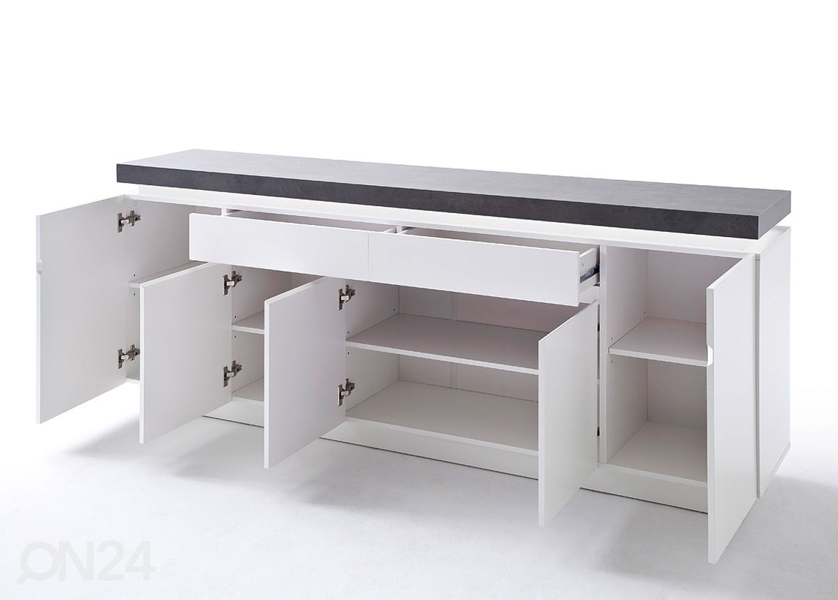Lipasto Atlanta 48675WB1 LED-valaistuksella kuvasuurennos