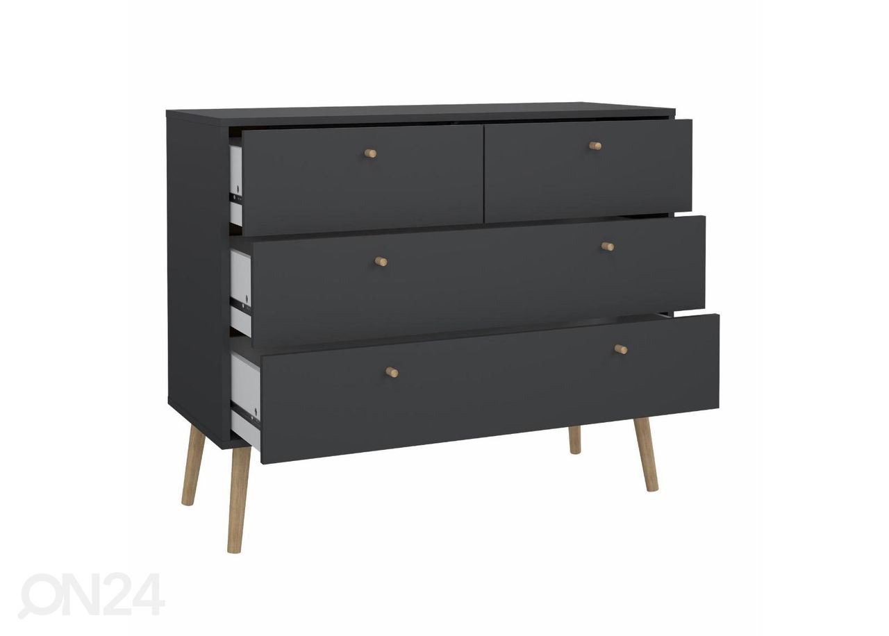 Lipasto Bodo 99 cm, harmaa kuvasuurennos