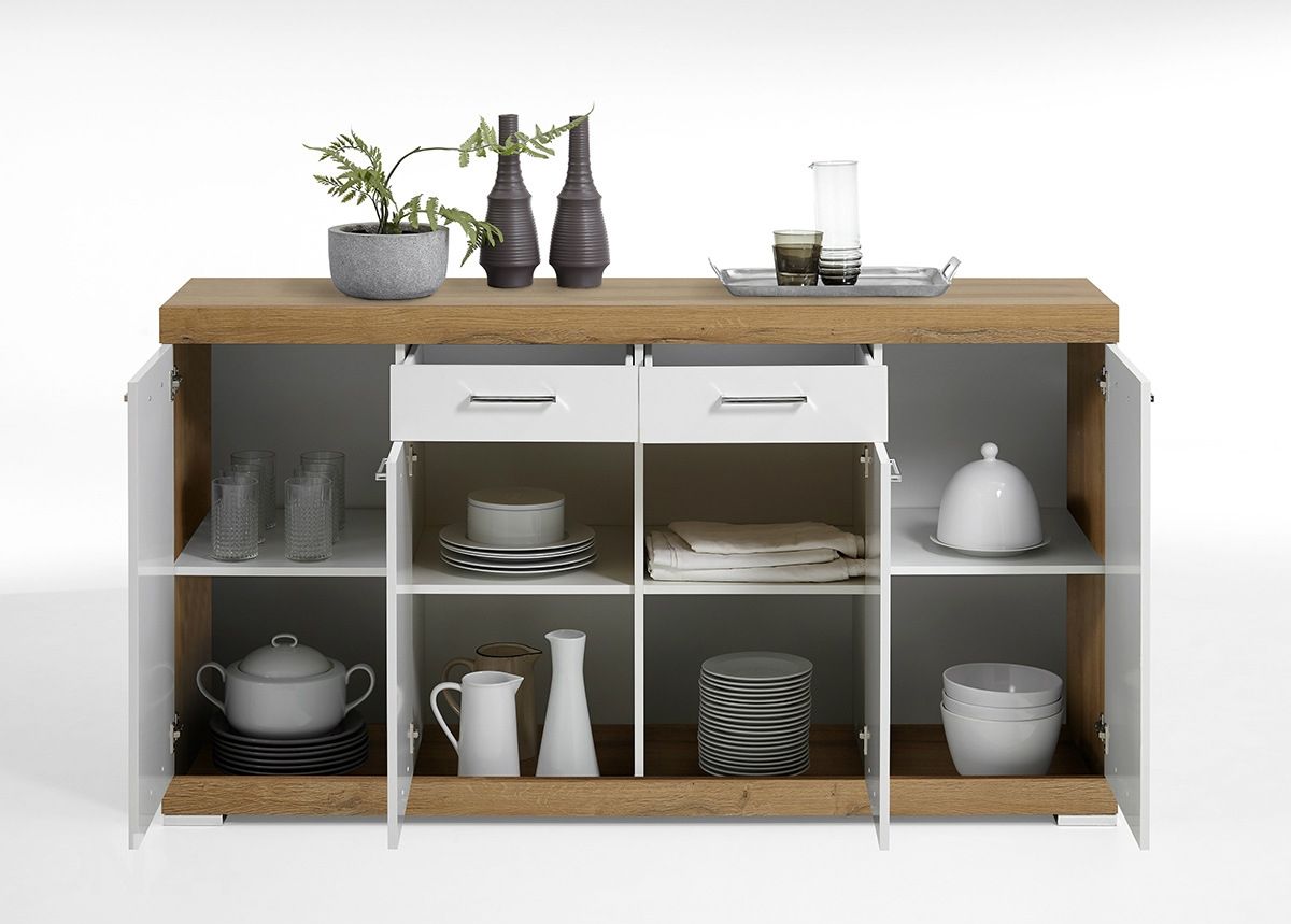 Lipasto Bristol 4 160x35xh90 cm kuvasuurennos