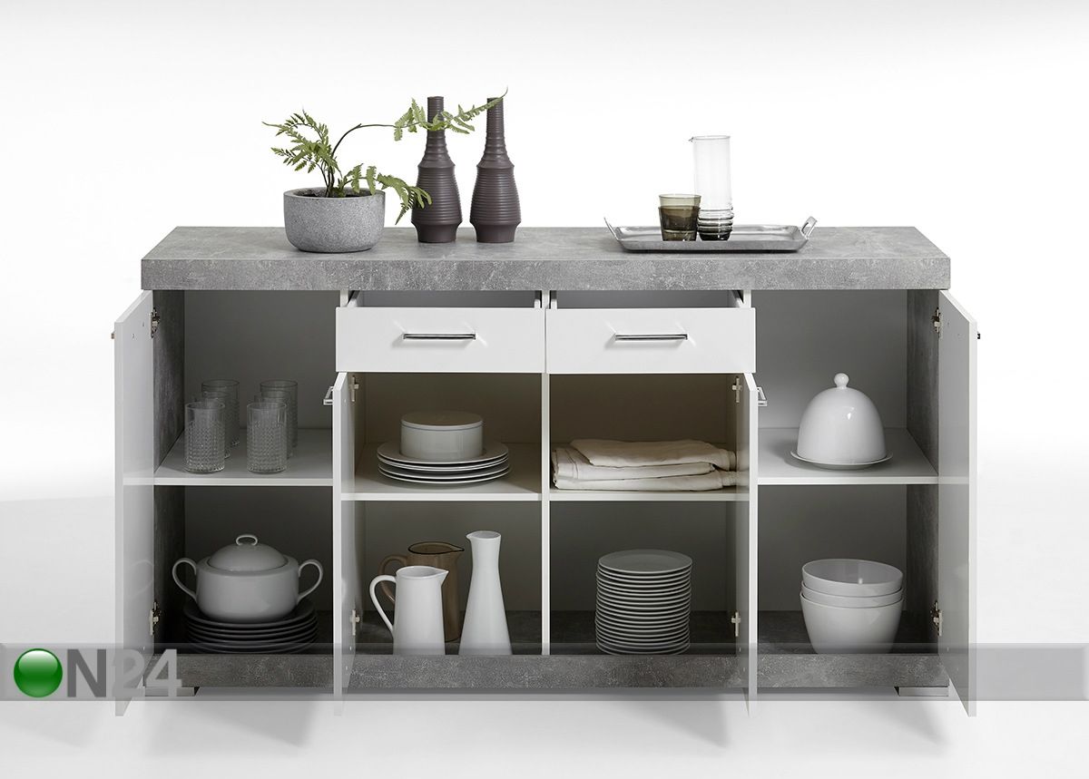 Lipasto BRISTOL 4 XL 160x50xh90 cm kuvasuurennos