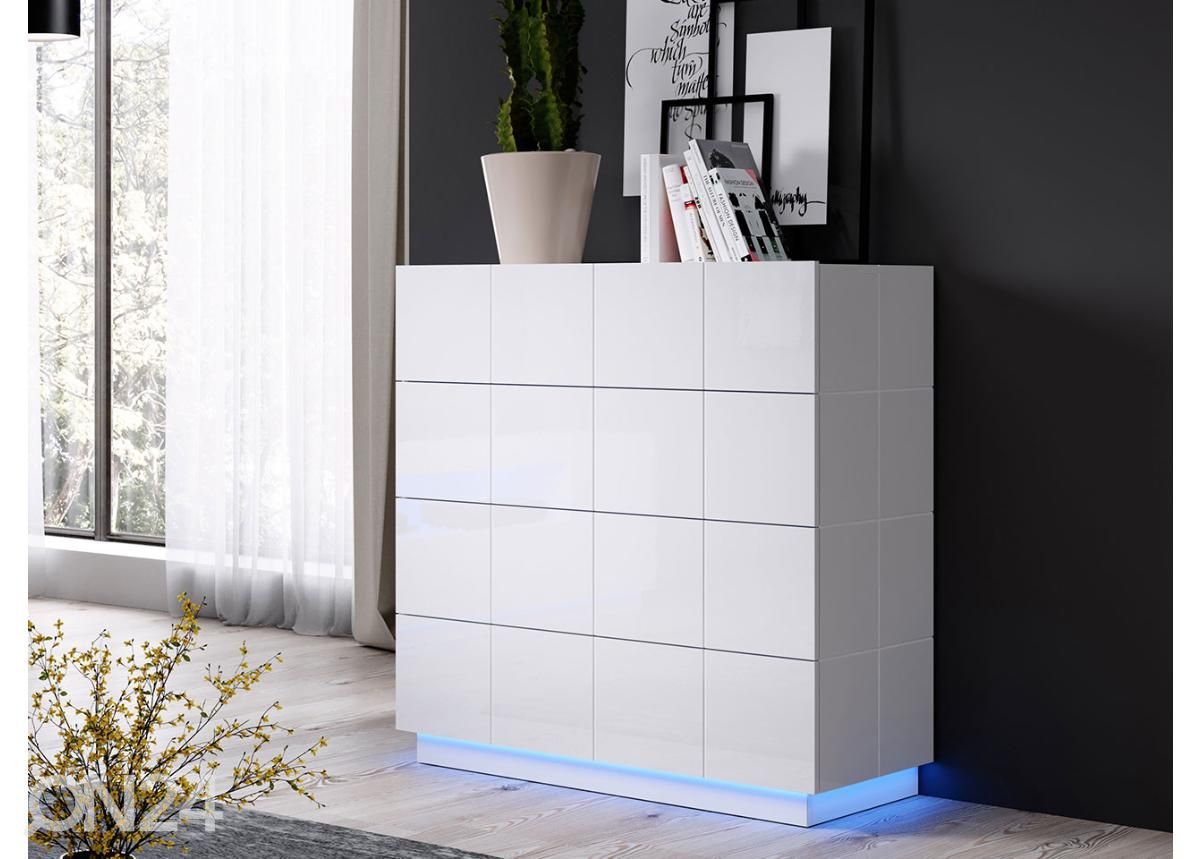 Lipasto + LED-valaistus kuvasuurennos