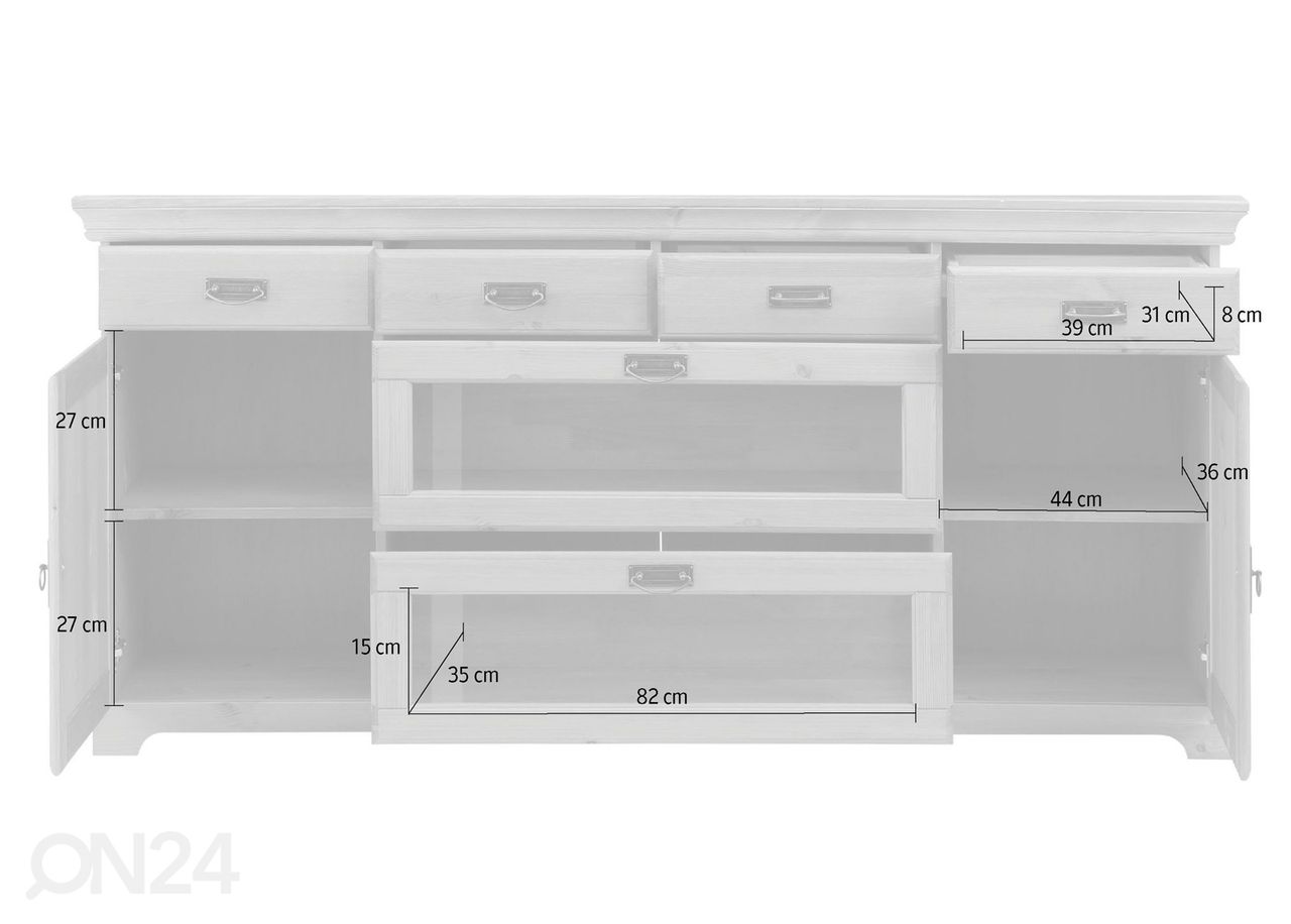 Lipasto Ruegen 180 cm kuvasuurennos
