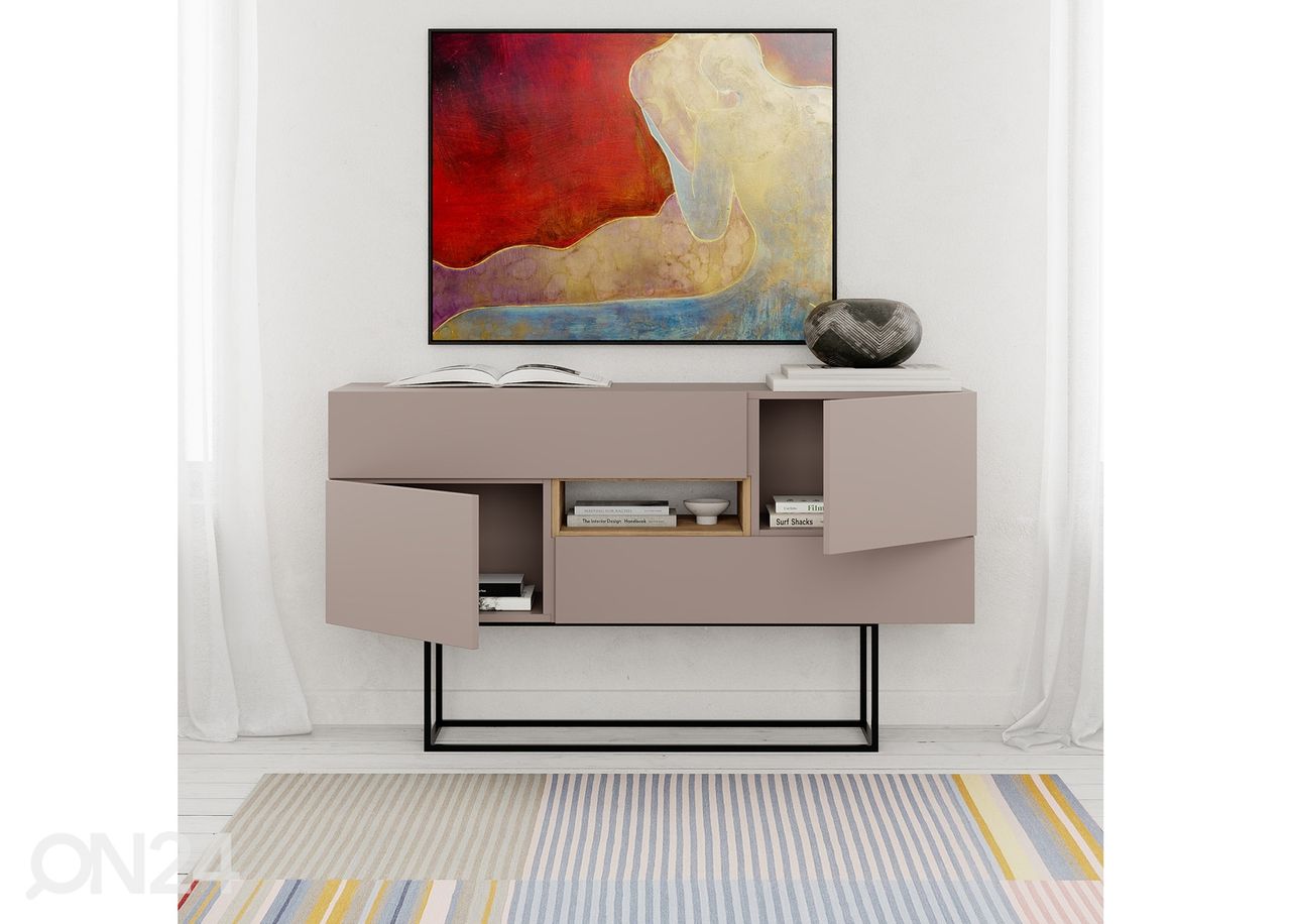 Lipasto Titan Mocca 2P 145 cm kuvasuurennos