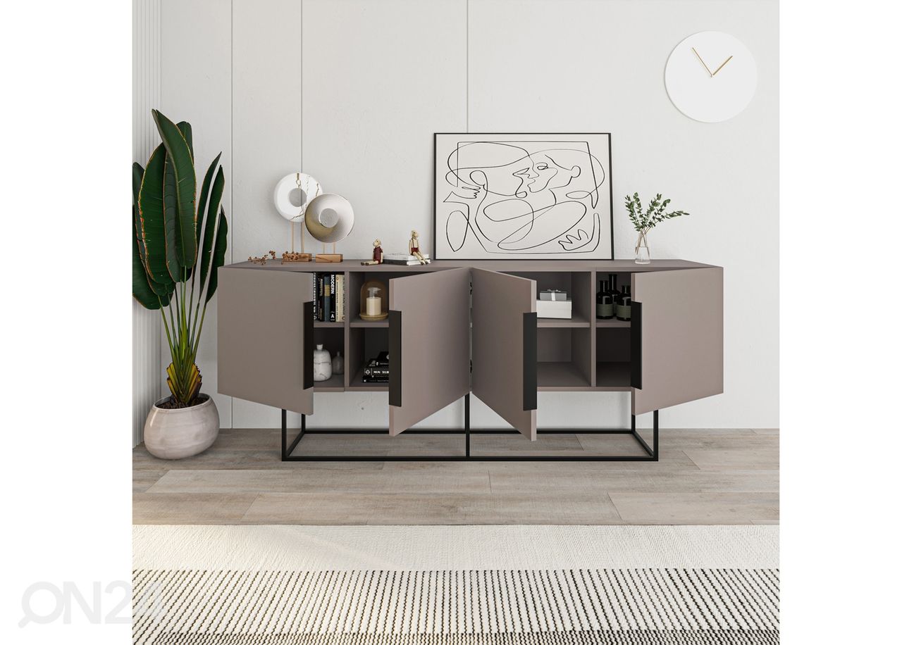 Lipasto Titan Mocca 4P 200 cm kuvasuurennos