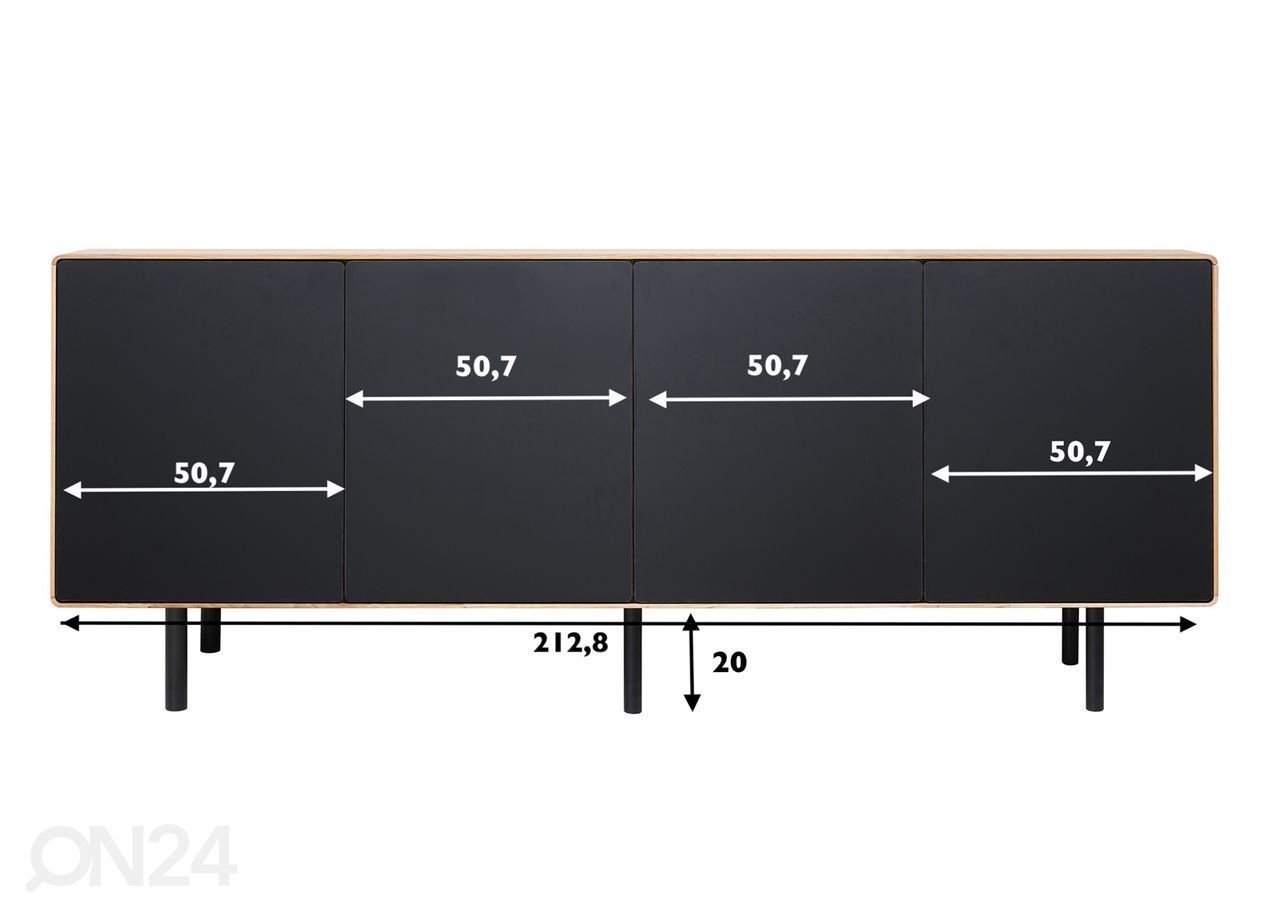 Lipasto Tokyo 213 cm kuvasuurennos