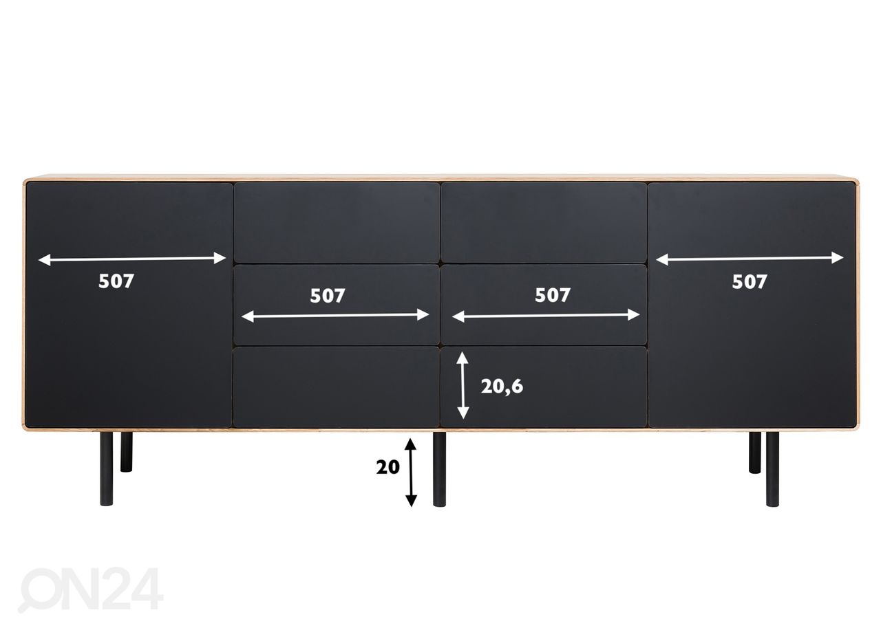 Lipasto Tokyo 213 cm kuvasuurennos