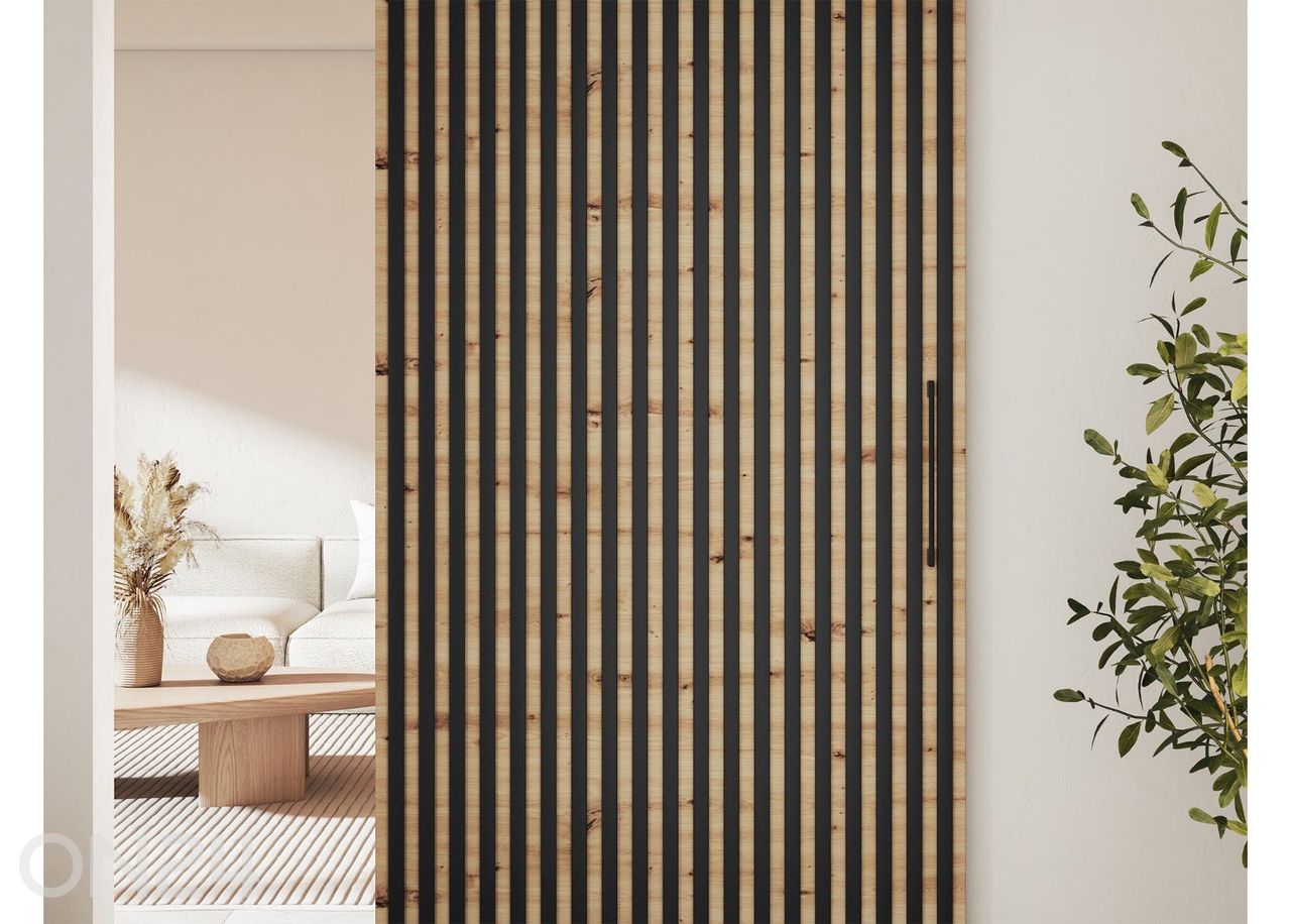 Liukuovi Tauricio 96 cm, hiljalleen sulkeutuva mekanismilla kuvasuurennos