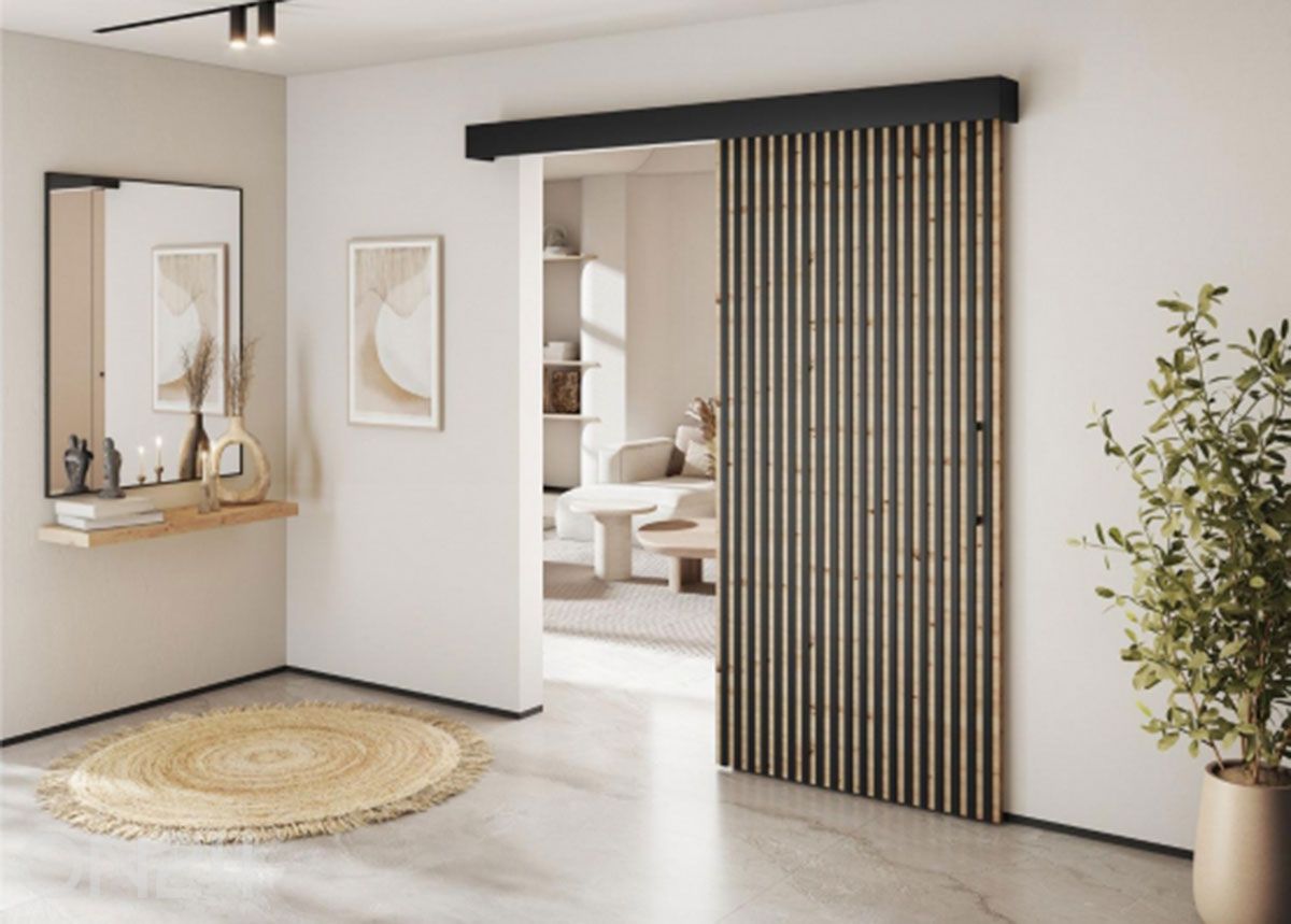 Liukuovi Tauricio 96 cm, hiljalleen sulkeutuva mekanismilla kuvasuurennos