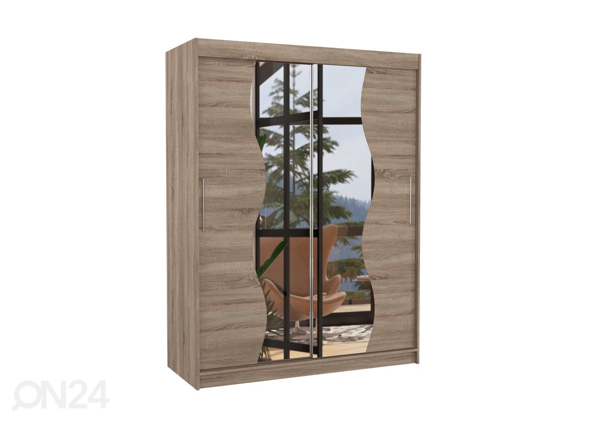 Liukuovikaappi 150 cm kuvasuurennos