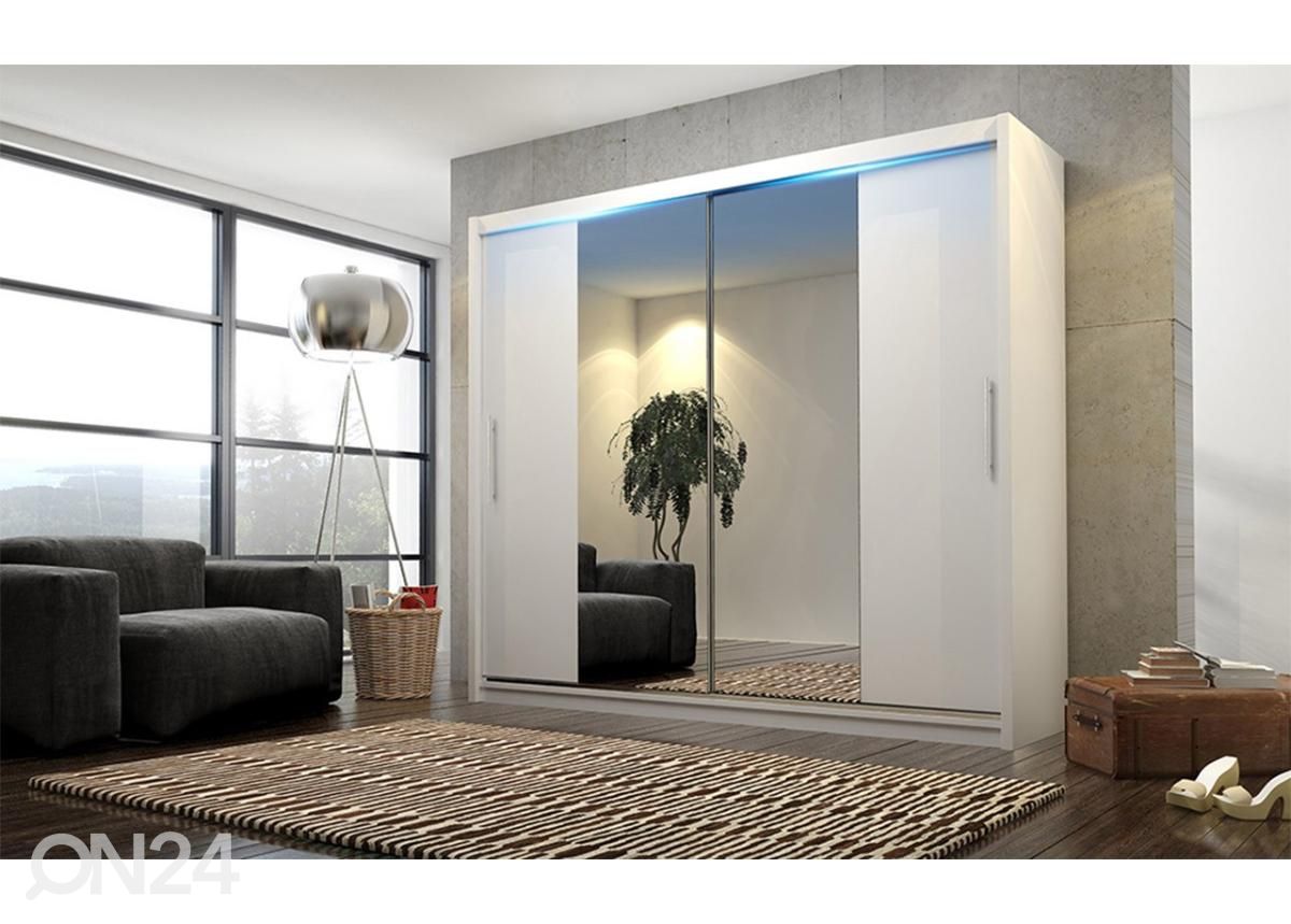 Liukuovikaappi 180 cm + LED kuvasuurennos