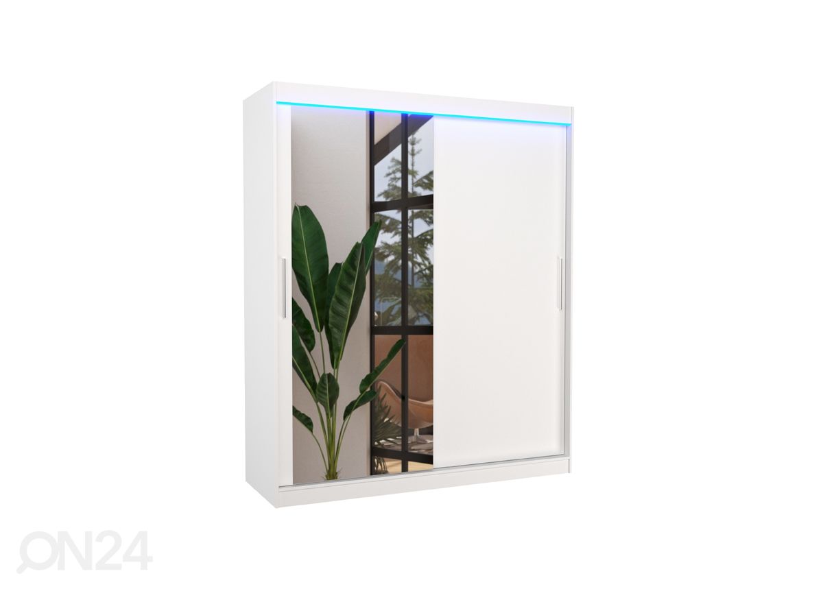 Liukuovikaappi 180 cm + LED kuvasuurennos