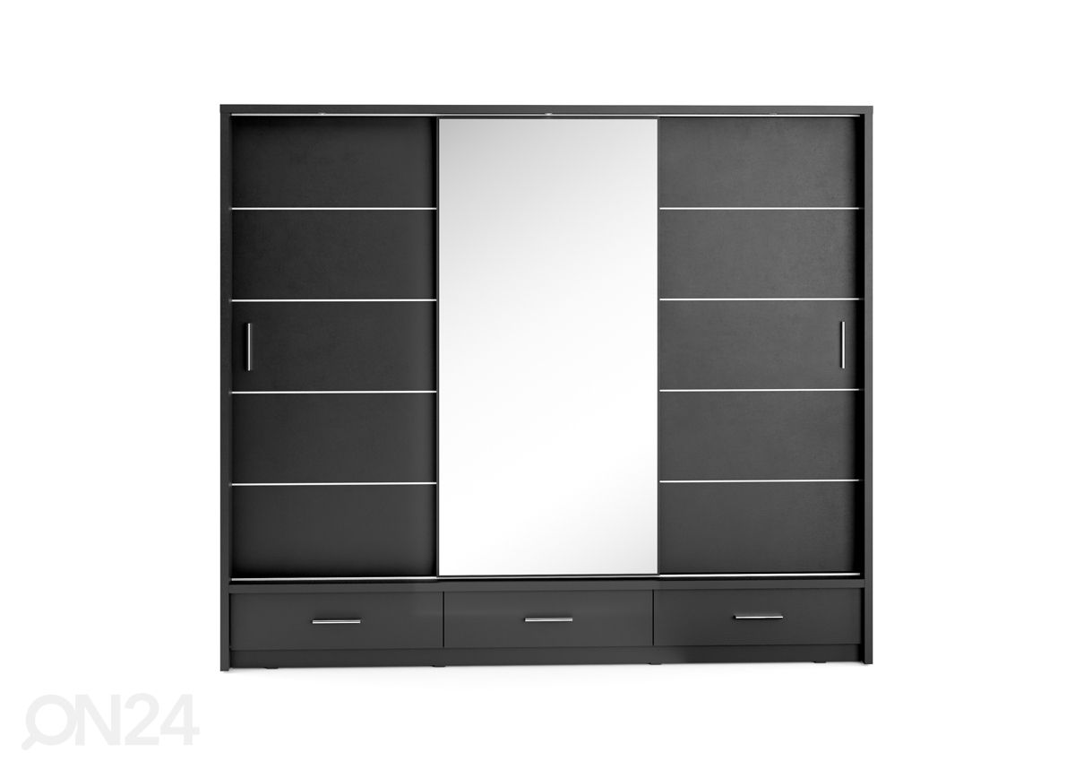 Liukuovikaappi 250 cm kuvasuurennos