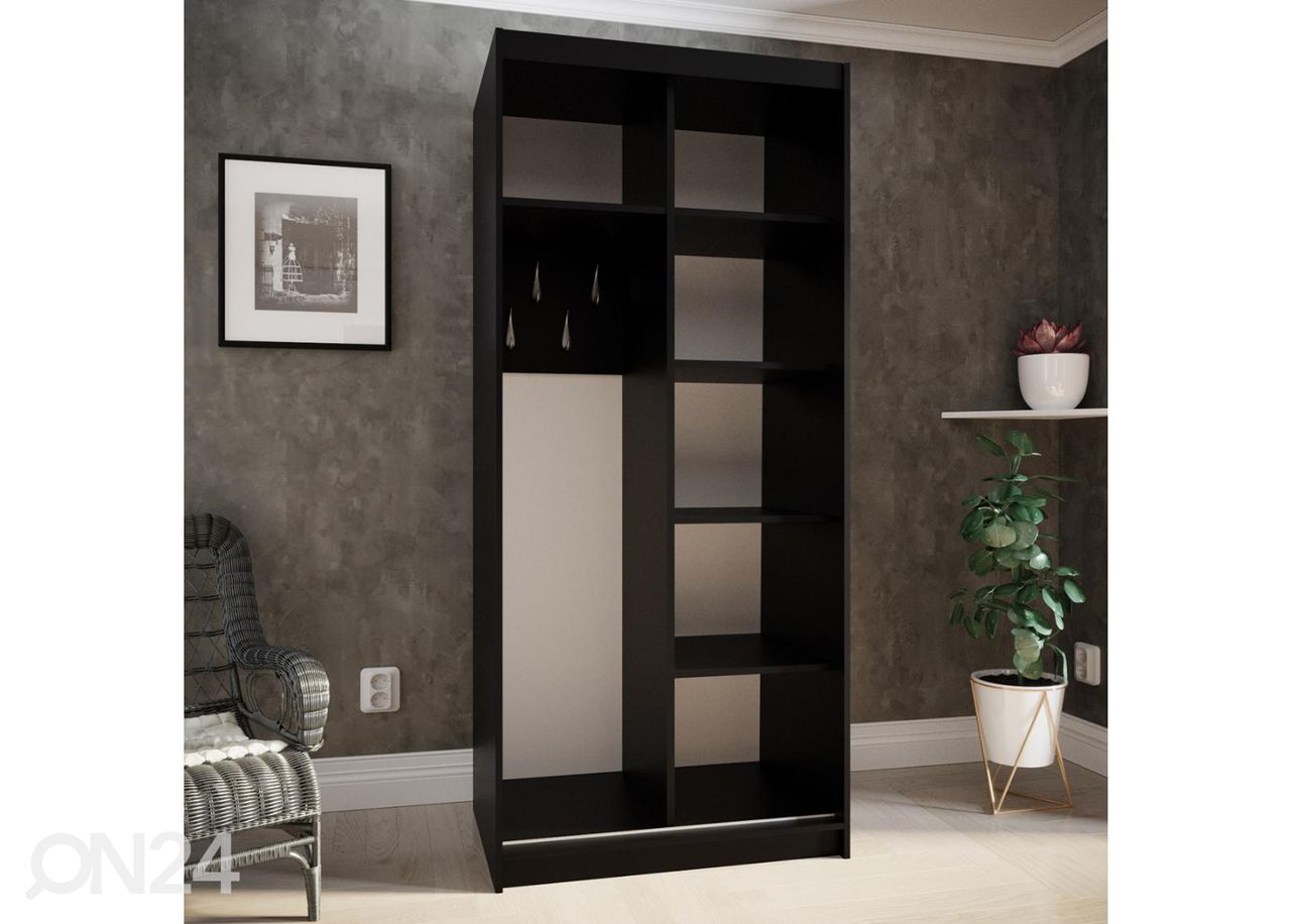 Liukuovikaappi 90 cm kuvasuurennos