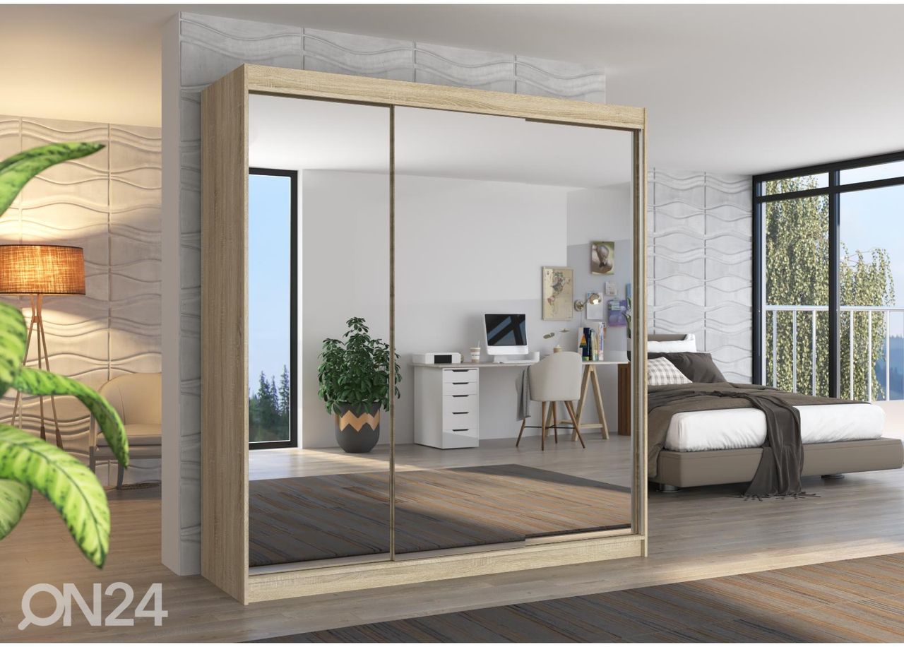 Liukuovikaappi Aura 200 cm kuvasuurennos