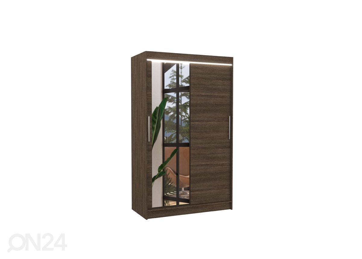 Liukuovikaappi Beth I 120 cm + LED kuvasuurennos