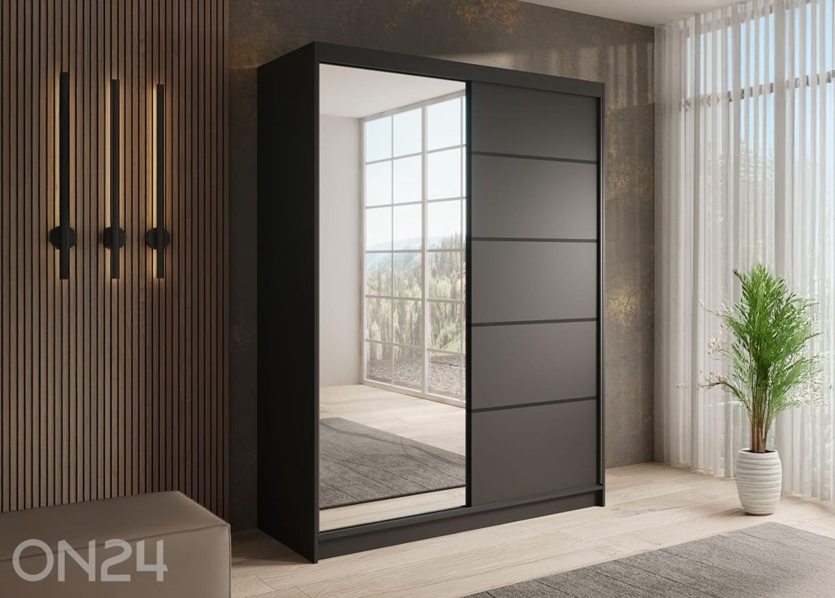 Liukuovikaappi Cuneo I 150 cm kuvasuurennos