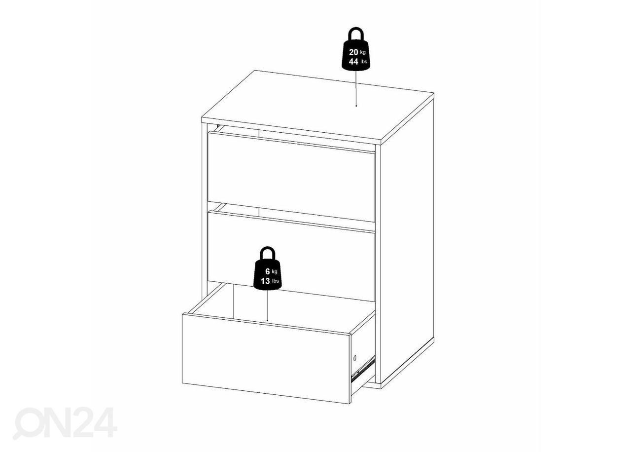 Liukuovikaappi Firenze 182 cm kuvasuurennos