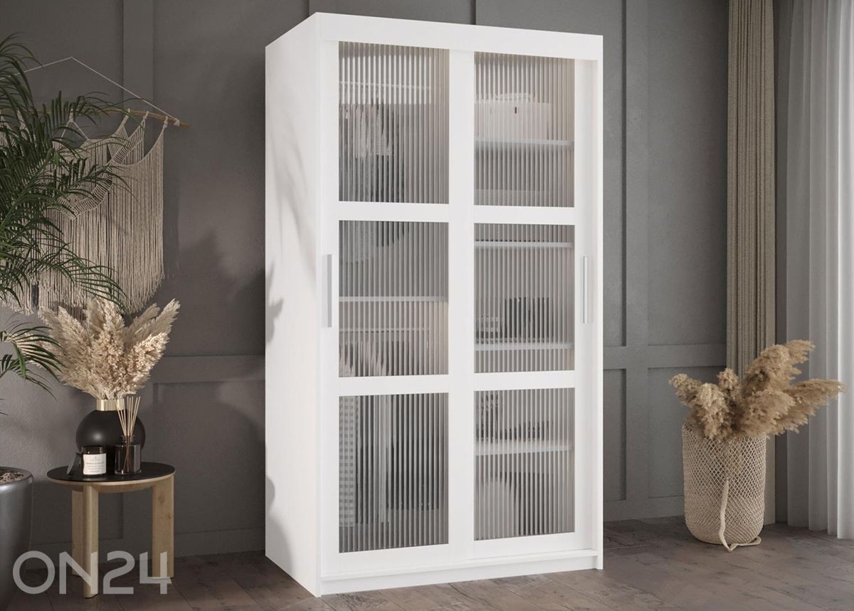 Liukuovikaappi Flutes 100 cm kuvasuurennos